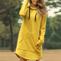 Casual hoodie jurk met capuchon voor dames – Sophie