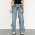 Dames wide leg jeans high waist comfortabel en trendy – Selira