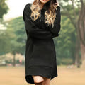 Casual hoodie jurk met capuchon voor dames – Sophie