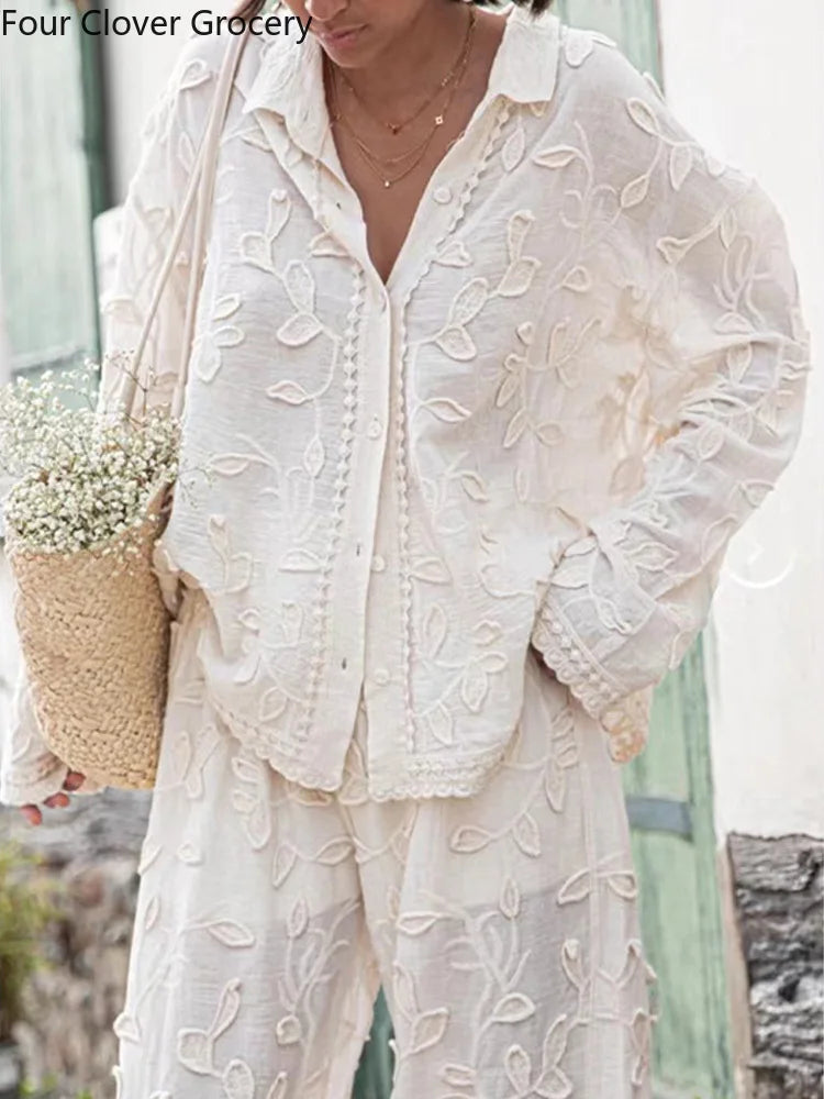 Dames Kleding Set Elegant Comfortabel Duurzaam – Enalya