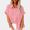 Stijlvolle Zomerblouse met Comfortabele Pasvorm – Isabel