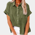 Stijlvolle Zomerblouse met Comfortabele Pasvorm – Isabel