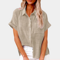 Stijlvolle Zomerblouse met Comfortabele Pasvorm – Isabel