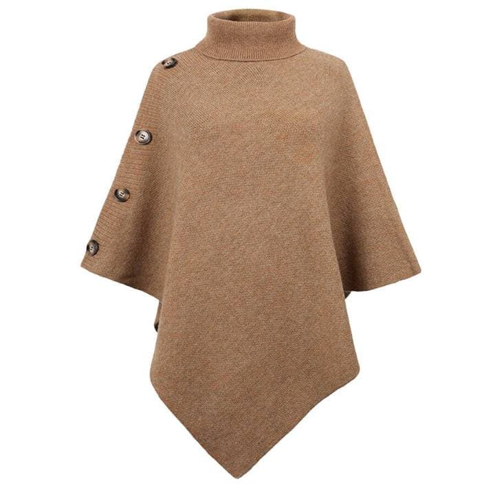 Poncho Coltrui met Stijlvolle Knopen – Elise