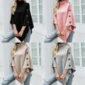 Poncho Coltrui met Stijlvolle Knopen – Elise