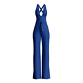 Valentina Halter Jumpsuit in Blauw