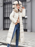 Elegante getailleerde winterjas met lange snit – Evelyne