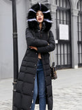 Elegante getailleerde winterjas met lange snit – Evelyne