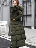 Elegante getailleerde winterjas met lange snit – Evelyne