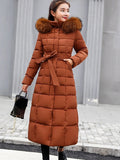 Elegante getailleerde winterjas met lange snit – Evelyne