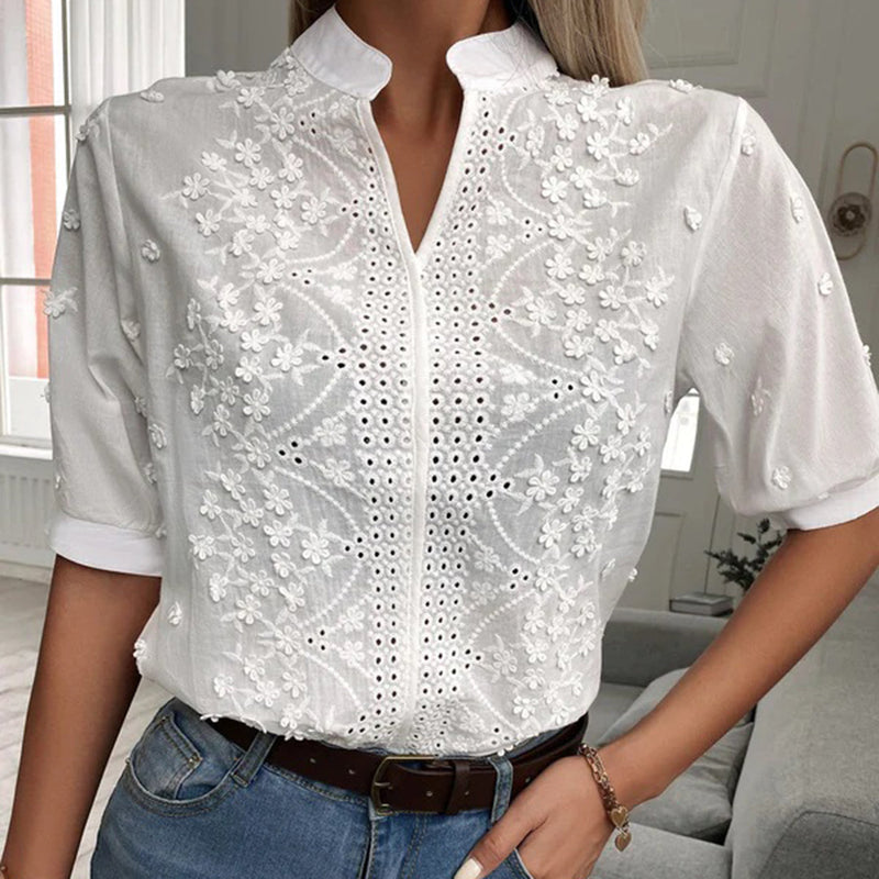 Comfortabele Blouse met Tijdloos Ontwerp – Eliane