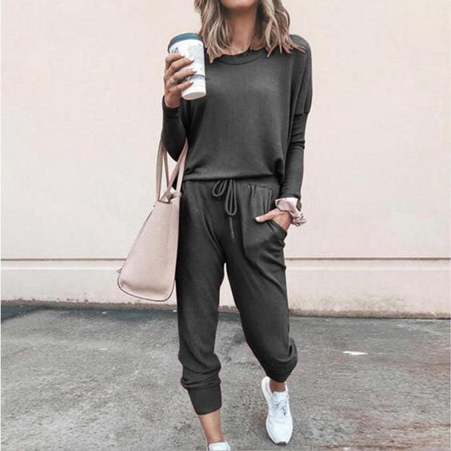 Relaxed Lounge Set met Joggers voor Dames – Jade