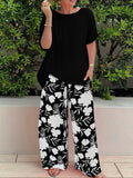 Tweedelige casual dames set met top en broek – Emma