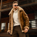 Heren leren jas voor herfst en winter met tijdloze look – Eryx