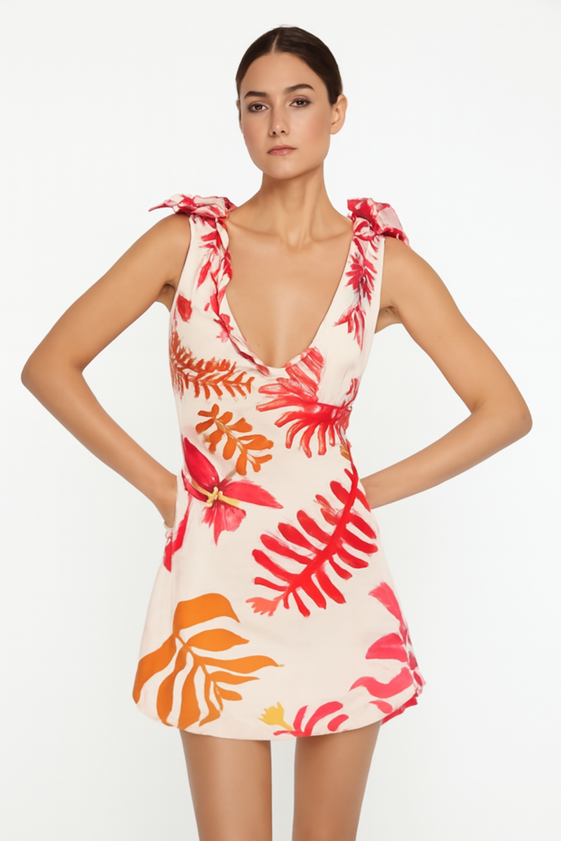 Zomer mini jurk voor dames met speelse flair – Elenya