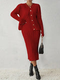 Stijlvolle 2-delige cardigan set voor dames – Sophie
