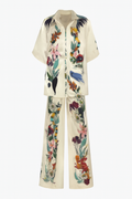 Zijden Set met Oosterse Print – Oriental Fusion