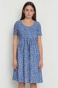Zomerjurk dames elegant linnenlook met exclusief design – Angela