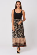 Boho maxi rok met print en elastische taille – Ayla