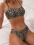 Panterprint Bikiniset met Stretch en Verleidelijke Pasvorm – Zalerra