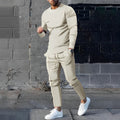 Heren Mannelijke Lange Mouwen Street Style Set - Amir