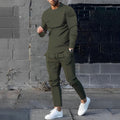 Heren streetwear set met lange mouwen – Matteo