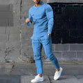 Heren streetwear set met lange mouwen – Matteo