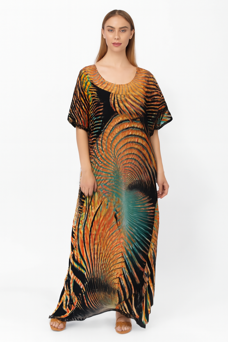 Zomerse dames kaftan met elegante pasvorm – Livia