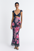 Zomerjurk Midi Kantdetail Flatterend Silhouet – Cupido