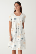 Bloemenprint Zomerjurk met Zakken en Ronde Hals – Sophie