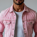 Vintage denim jas heren met stoere pasvorm – IronWear