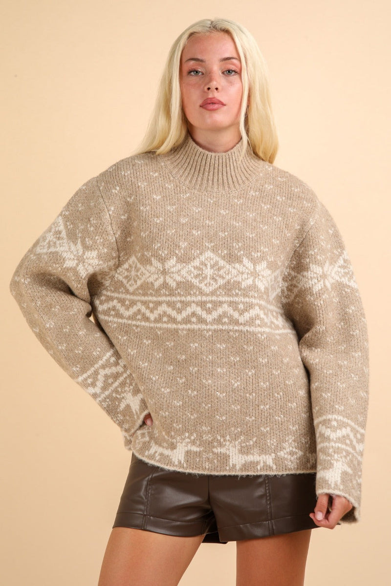Zachte en warme dames kerst sweater – Sophie