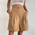 Dames cargo shorts met zakken en vintage look – Tess