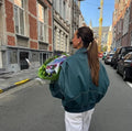 Oversized leren damesjas voor trendy look – Zayra