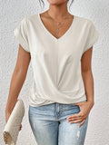 Dames T-shirt Sweetheart Hals Zomer Comfort – Alviera
