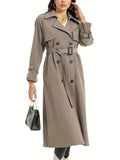 Elegante lange trenchcoat voor dames – Sophie