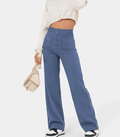 Stijlvolle knopenbroek met hoge taille – Emma
