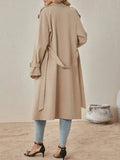 Tijdloze lange trenchcoat voor dames – Sophie