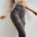 Dames sportleggings met zakken en hoge taille – Zoë