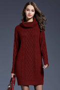Gebreide Sweater Jurk met Elegante Pasvorm – Sophie