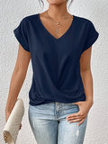 Dames T-shirt Sweetheart Hals Zomer Comfort – Alviera