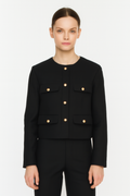 Zakelijke Blazer met Metalen Knopen – Diana