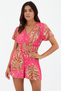 Botanische Romper Tropisch Lichtgewicht Zomerstijl – Nuvassa