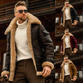 Heren leren jas voor herfst en winter met tijdloze look – Eryx