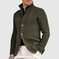 Heren cardigan met knopen en klassieke regular fit – Lucien