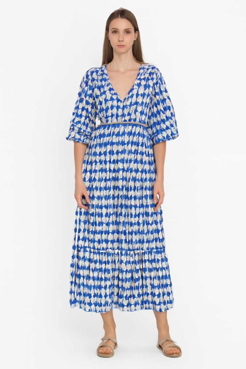 Boho maxi zomerjurk voor dames met natuurlijke flair – Luna
