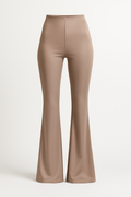 Zachte stretchy flare broek met hoge taille – Naomi