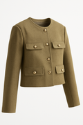 Zakelijke Blazer met Metalen Knopen – Diana