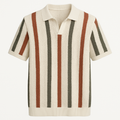 Vintage Gestreepte Golfpolo voor Heren – Thomas