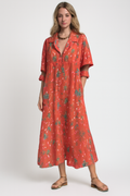 Boho zomerjurk met ruffles en kantaccent – Odessa